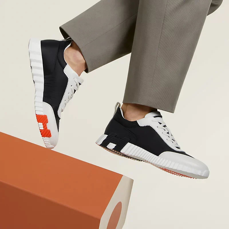Hermès Bouncing Sneakers Zwart Wit