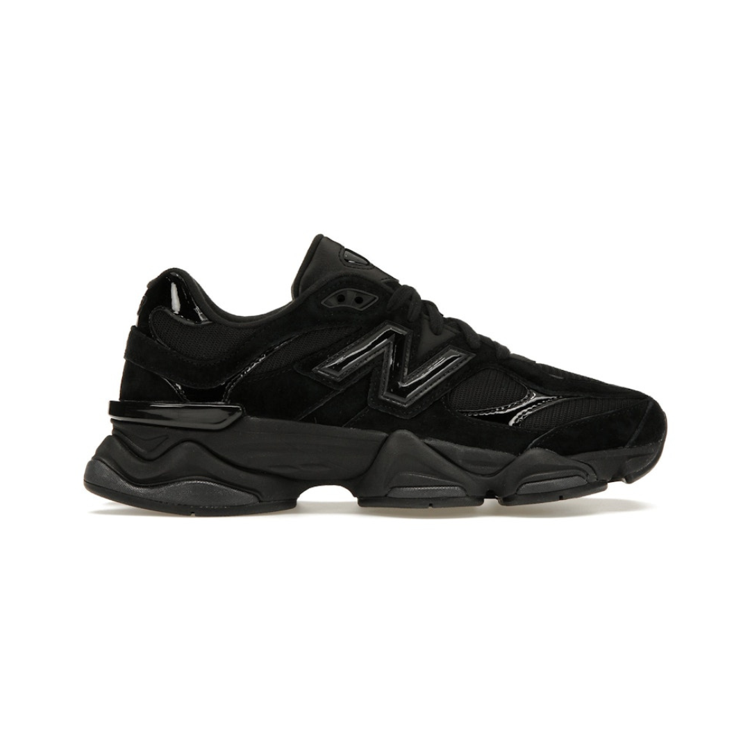 New Balance 9060 Sneakers Triple Black Patent
