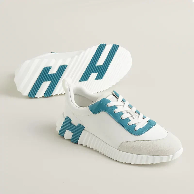 Hermès Sneakers Blanc Bleu Minéral