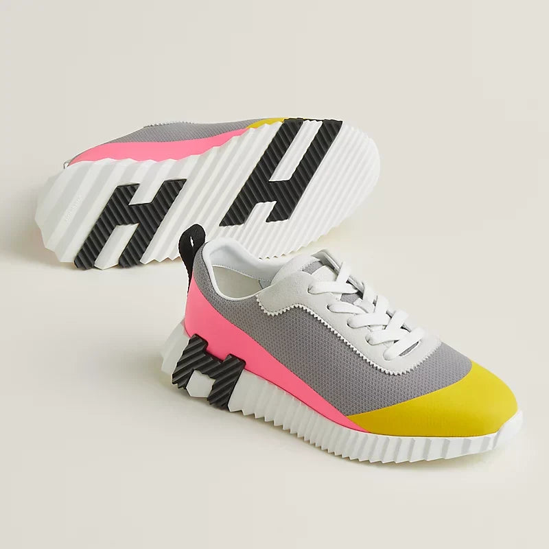 Hermès Bouncing Sneakers Multicolore Jaune