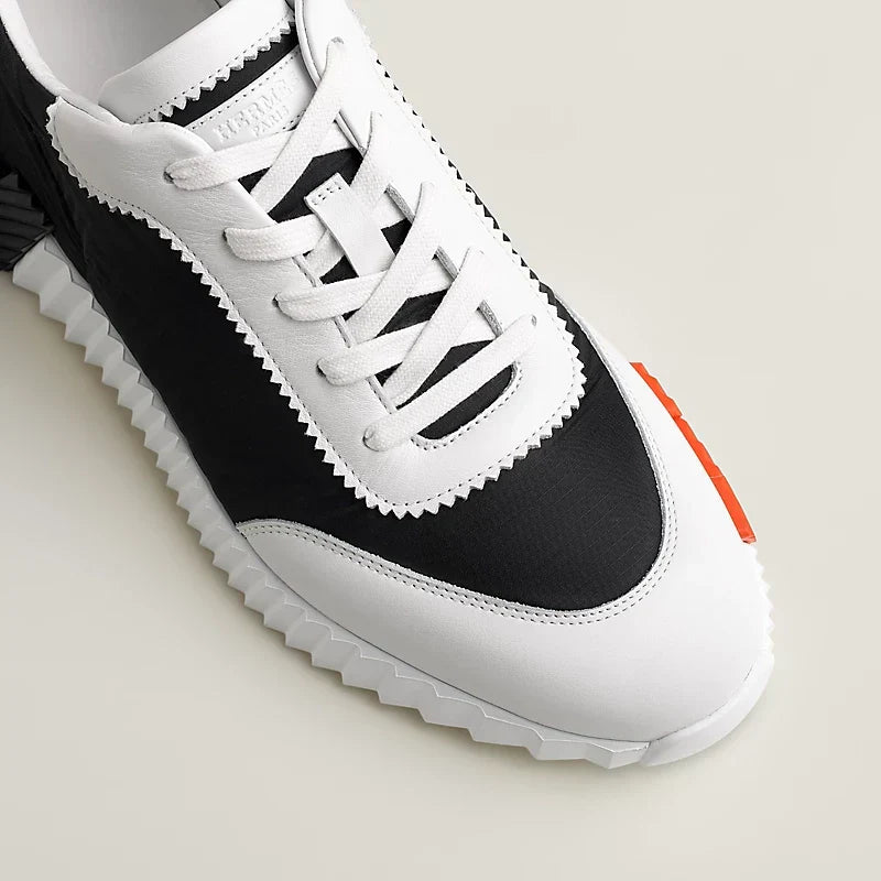 Hermès Bouncing Sneakers Zwart Wit