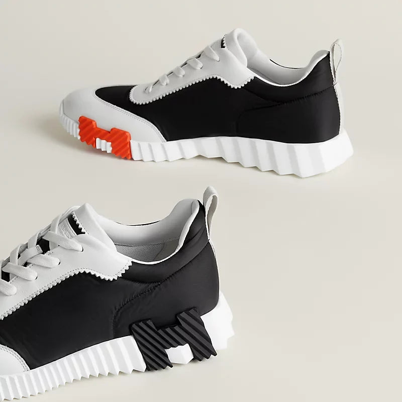 Hermès Bouncing Sneakers Zwart Wit